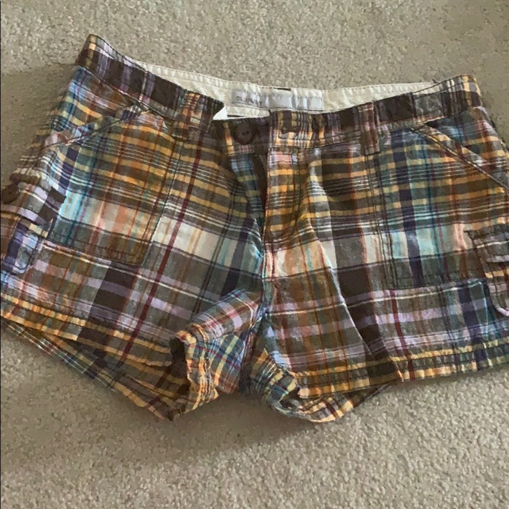 Old Navy Plaid Shorts Sz 4